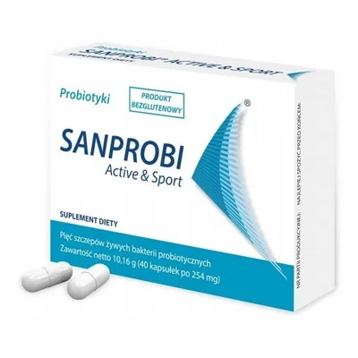 Sanprobi Active&Sport Probiotyki 40 Kapsułek