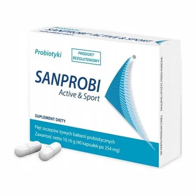 Sanprobi Active&Sport Probiotyki 40 Kapsułek