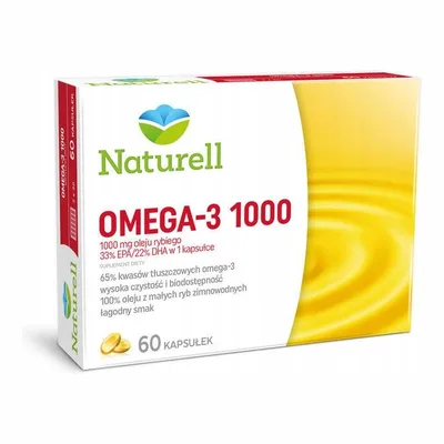 NATURELL Omega-3 1000 60 Kapsułek