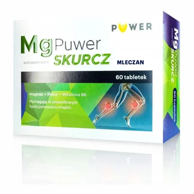 MgPuwer Skurcz Magnez Potas Witamina B6 60 tabl.