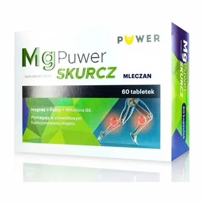 MgPuwer Skurcz Magnez Potas Witamina B6 60 tabl.