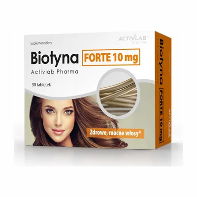 Biotyna Forte 10mg. Zdrowe włosy. 120 dni kuracji.