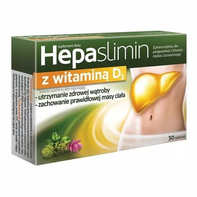 Hepaslimin Z Witaminą D Wątroba Odporność 30 Tabletek