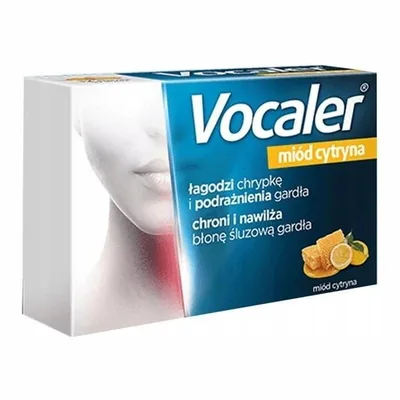 VOCALER miód cytryna pastyl.dossania 24szt