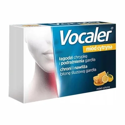 VOCALER miód cytryna pastyl.dossania 24szt