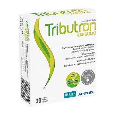 Tributron Maślan Sodu + Synbiotyk 30 Kapsułek