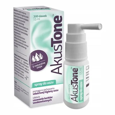Akustone Spray Do Higieny Uszu 15ml