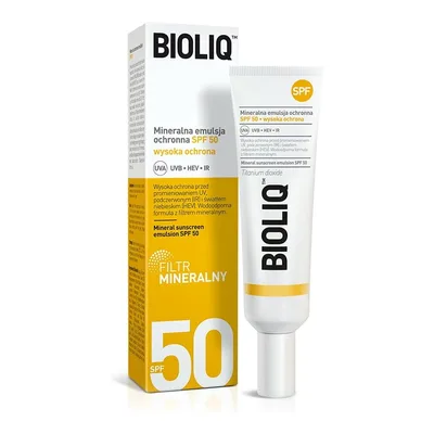 Emulsja Mineralna Filtr SPF50 Opalanie Bioliq 30ml