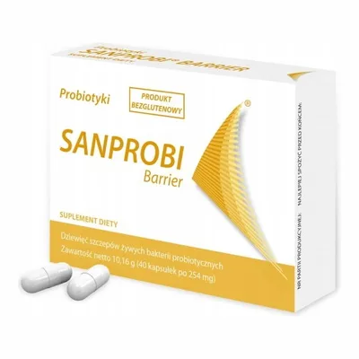 Sanprobi Barrier Probiotyk 9 Szczepów 40 Kapsułek
