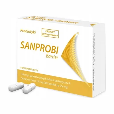 Sanprobi Barrier Probiotyk 9 Szczepów 40 Kapsułek