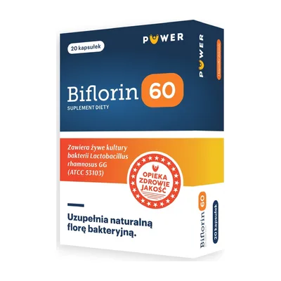 BiFlorin LGG 60 20 Kapsułek Twardych