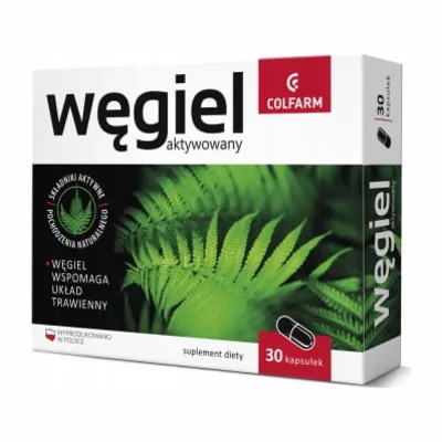 Węgiel Aktywny 30 Kapsułek