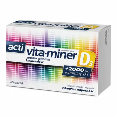 Acti Vita-Miner D3 60 Tabletek