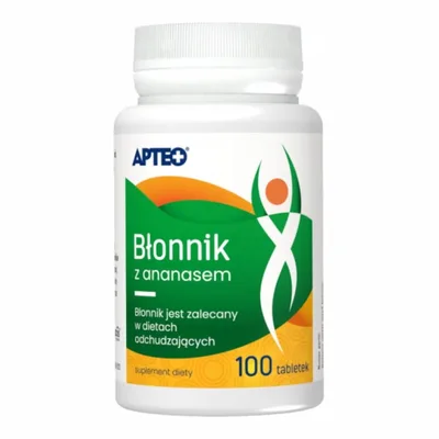 Błonnik Z Ananasem Redukcja Masy Apteo 100 tabl.