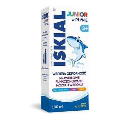 Iskial Junior Odporność Wzrok Zdrowe Kości 100 ml