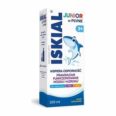 Iskial Junior Odporność Wzrok Zdrowe Kości 100 ml