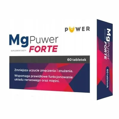 Magnez Puwer Forte Zmęczenie Układ Nerwowy 60 Tabletek