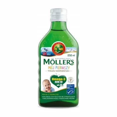 Moller's Mój Pierwszy Tran Norweski Dla Dzieci 250 ml