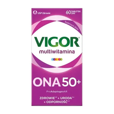 Vigor Multiwitamina Ona 50+ 60 Tabletek