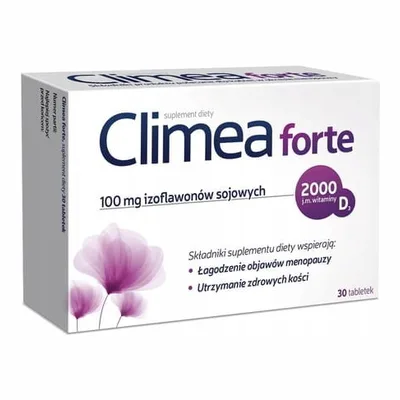 Climea Forte Menopauza Izoflawony Sojowe 30 Tabletek