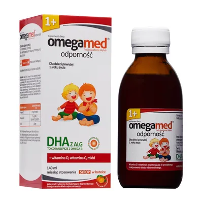 Omegamed Odporność 1+ Syrop w butelce 140m