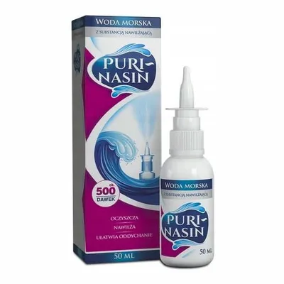 Puri-Nasin Izotoniczny Roztwór Wody Morskiej 50 ml - około 500 dawek
