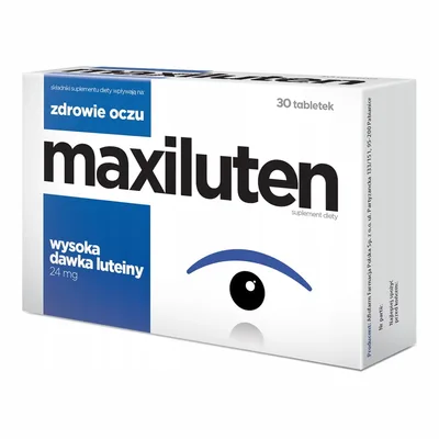 Maxiluten 24mg Luteiny Zdrowy Wzrok 30 Tabletek