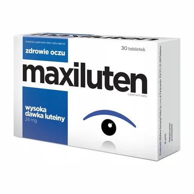 Maxiluten 24mg Luteiny Zdrowy Wzrok 30 Tabletek