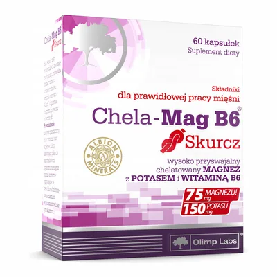 Olimp Chela Mag B6 Skurcz 60 Kapsułek