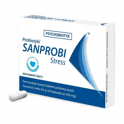 Sanprobi Stress Probiotyk Psychobiotyk 20 Kapsułek