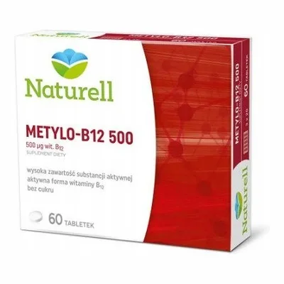 NATURELL Metylo B-12 500 60 tabletek