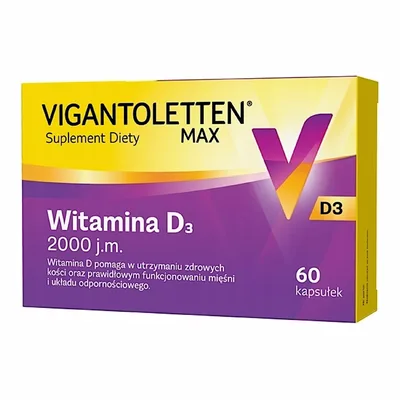 Vigantoletten Max 2000 j.m 60 Kapsułek