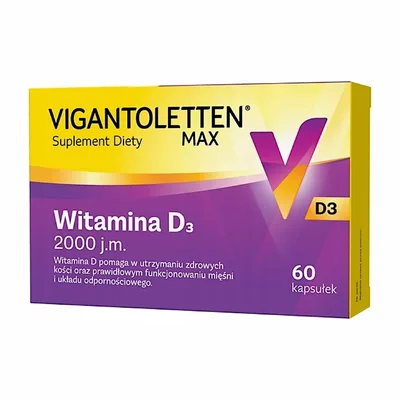 Vigantoletten Max 2000 j.m 60 Kapsułek