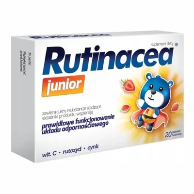 Rutinacea Junior Odporność 20 Tabletek Do Ssania