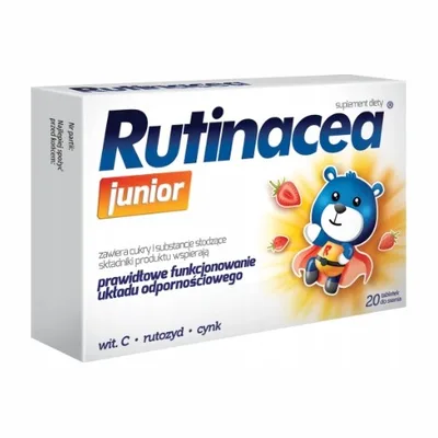 Rutinacea Junior Odporność 20 Tabletek Do Ssania