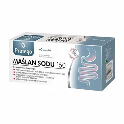 Protego Maślan Sodu - Kapsułki 150mg. 60 szt.