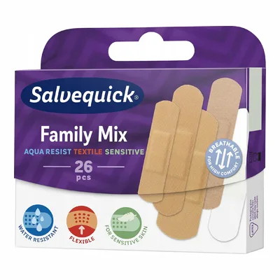 Plast. SALVEQUICK Family Mix 26 szt.