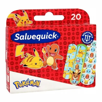Plastry Salvequick dla Dzieci Pokemon - 20szt.