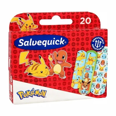 Plastry Salvequick dla Dzieci Pokemon - 20szt.