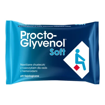 Procto-Glyvenol Nawilżane Chusteczki Dla Osób Z Hemoroidami 30 Sztuk
