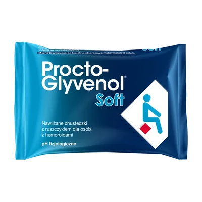 Procto-Glyvenol Nawilżane Chusteczki Dla Osób Z Hemoroidami 30 Sztuk
