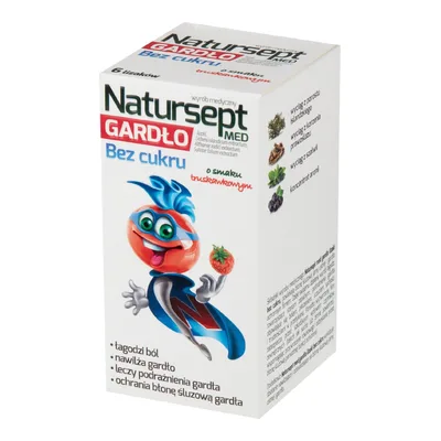 NATURSEPT MED GARDŁO lizaki bez cukru liza