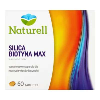 NATURELL Silica Biotyna Max tabl. 60tabl.