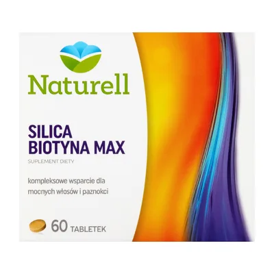 NATURELL Silica Biotyna Max tabl. 60tabl.