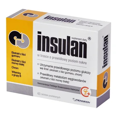 Insulan Wsparcie Metabolizmu Glukozy 60 Tabletek