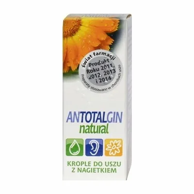 Antotalgin Natural Krople Do Uszu Z Nagietkiem 15ml