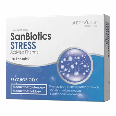 Activlab Sanbiotics Stress Bifidobacterium Longum 20 Kapsułek