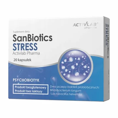 Activlab Sanbiotics Stress Bifidobacterium Longum 20 Kapsułek