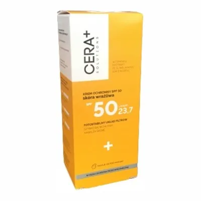 Cera+ SOLUTIONS Krem Ochronny SPF 50 Skóra Wrażliwa