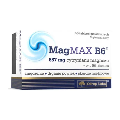 Olimp MagMAX B6 687mg Cytrynianu Magnezu 50 tabl.